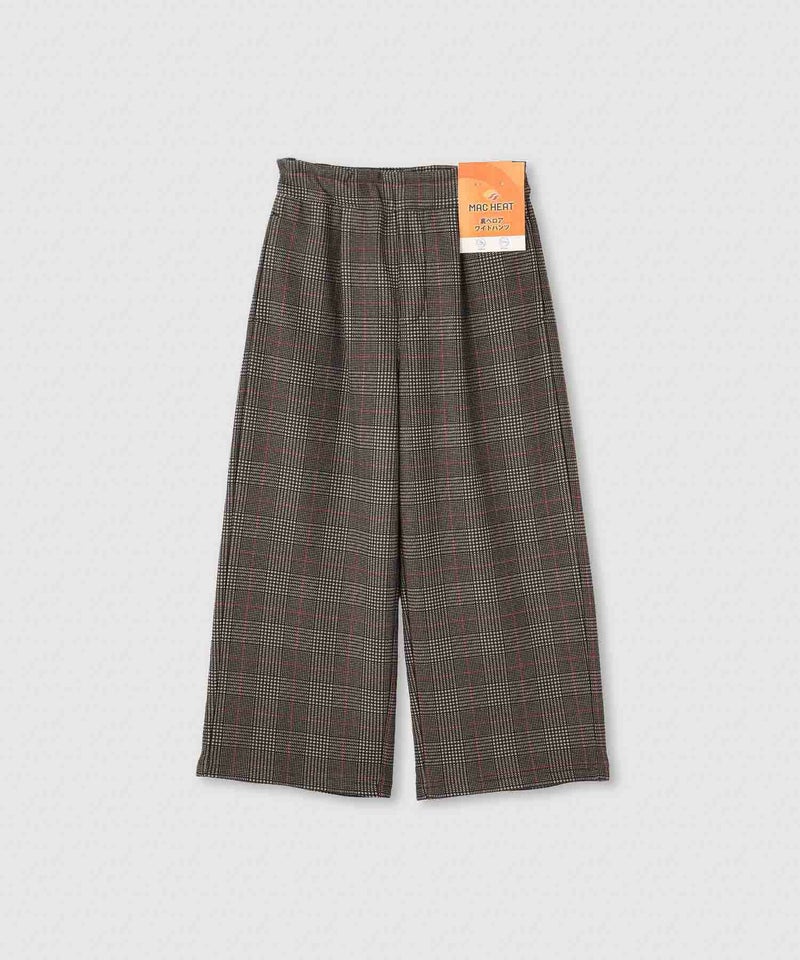 NAVY  MAC HEAT 裏ベロアワイドパンツ キッズ商品画像-1