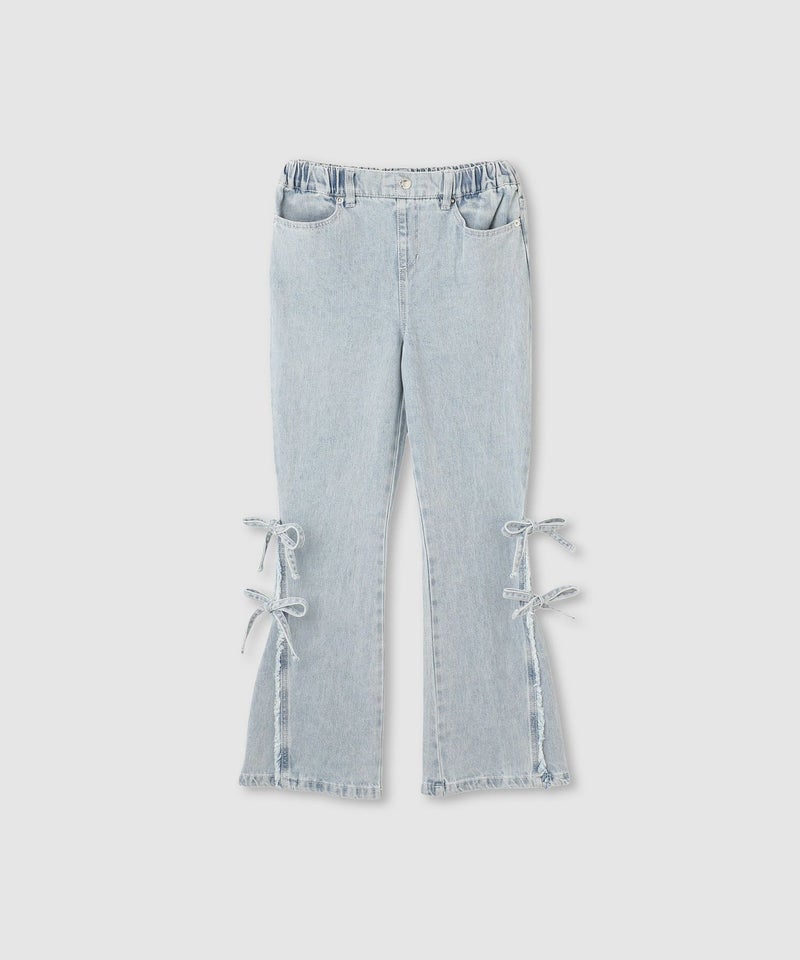 RICH MIX 裾レースアップフレアパンツ キッズ商品画像-1