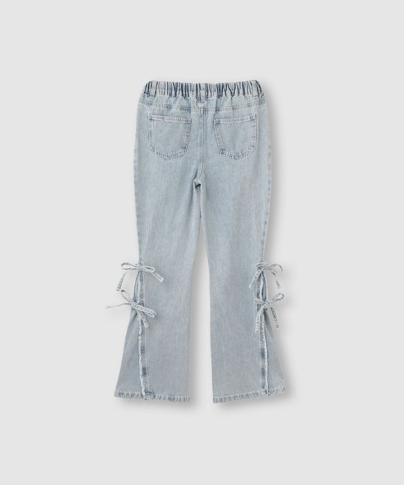 RICH MIX 裾レースアップフレアパンツ キッズ商品画像-2