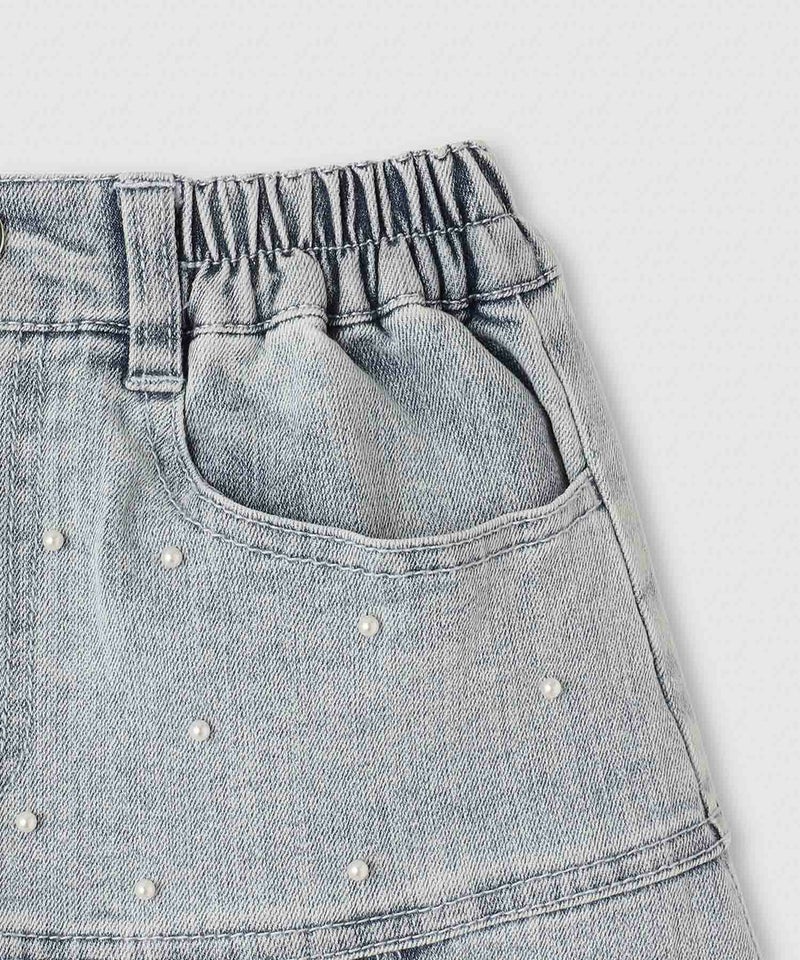 RICH MIX  ブロックプリーツスカート キッズ商品画像-5