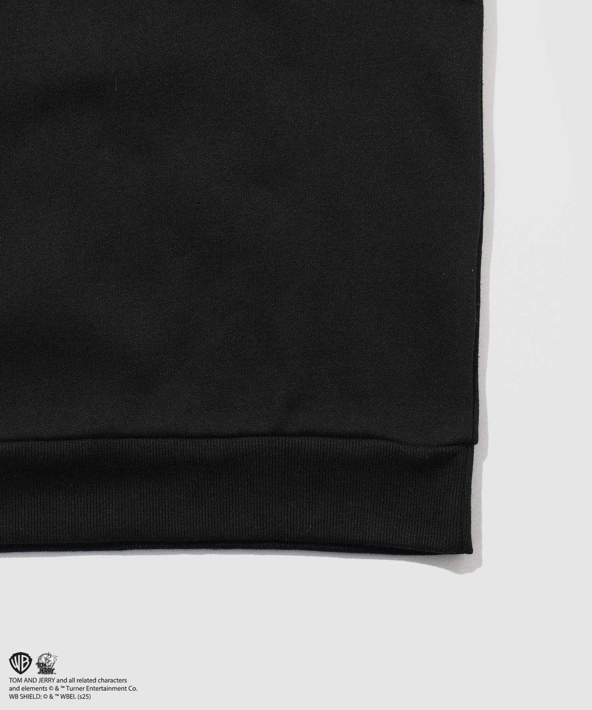 Tom and Jerry ジェリー タフィー 合皮刺繍トレーナー メンズ
