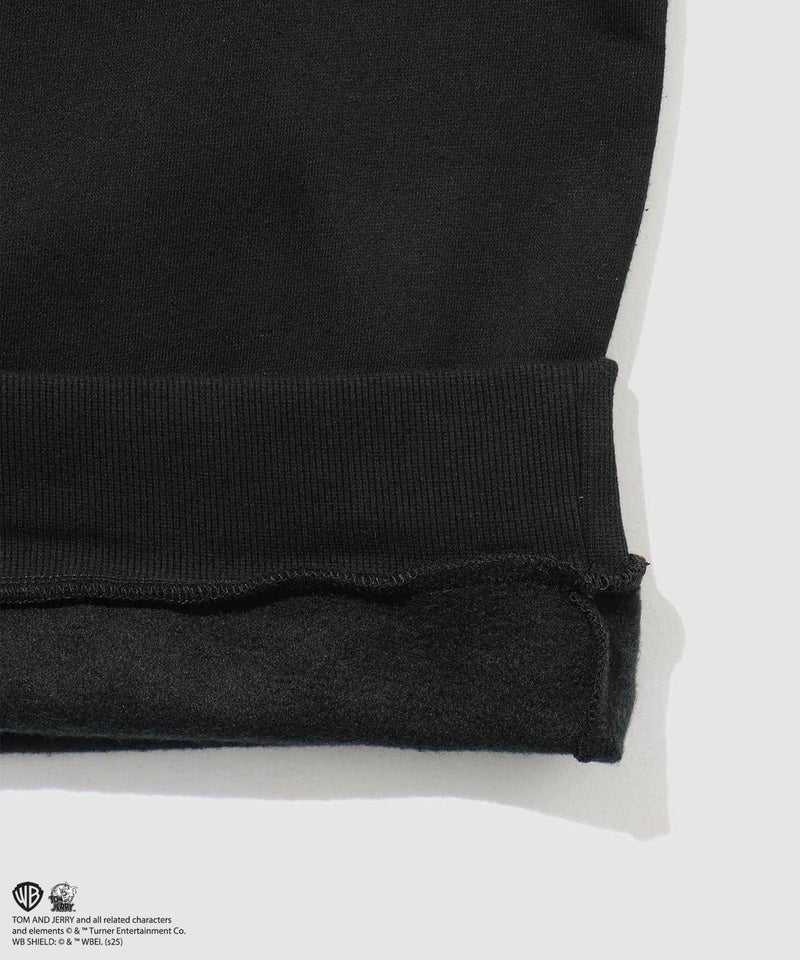 Tom and Jerry ジェリー タフィー 合皮刺繍トレーナー メンズ商品画像-21
