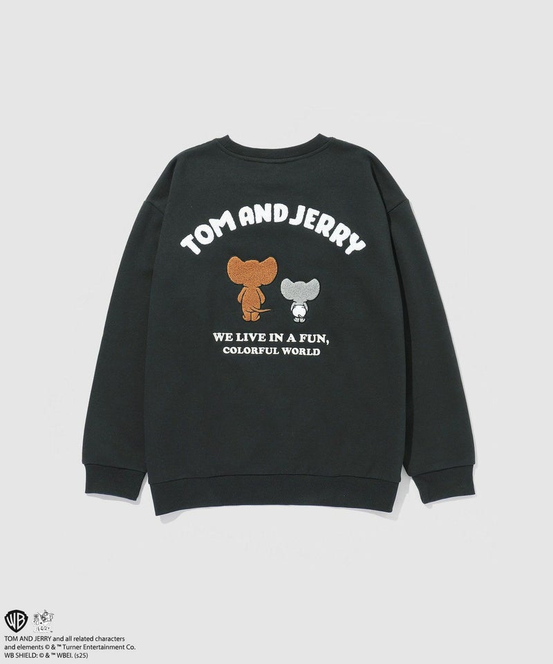 Tom and Jerry ジェリー タフィー サガラ刺繍トレーナー メンズ商品画像-25