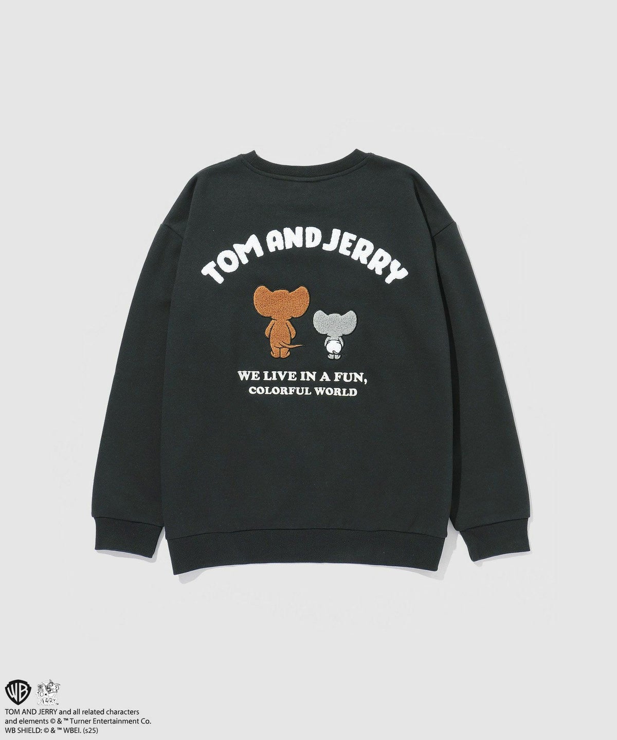 Tom and Jerry ジェリー タフィー サガラ刺繍トレーナー メンズ