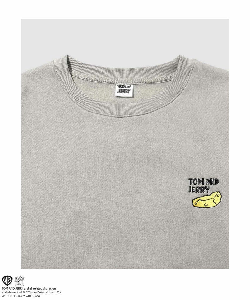 Tom and Jerry ジェリー タフィー サガラ刺繍トレーナー メンズ商品画像-28