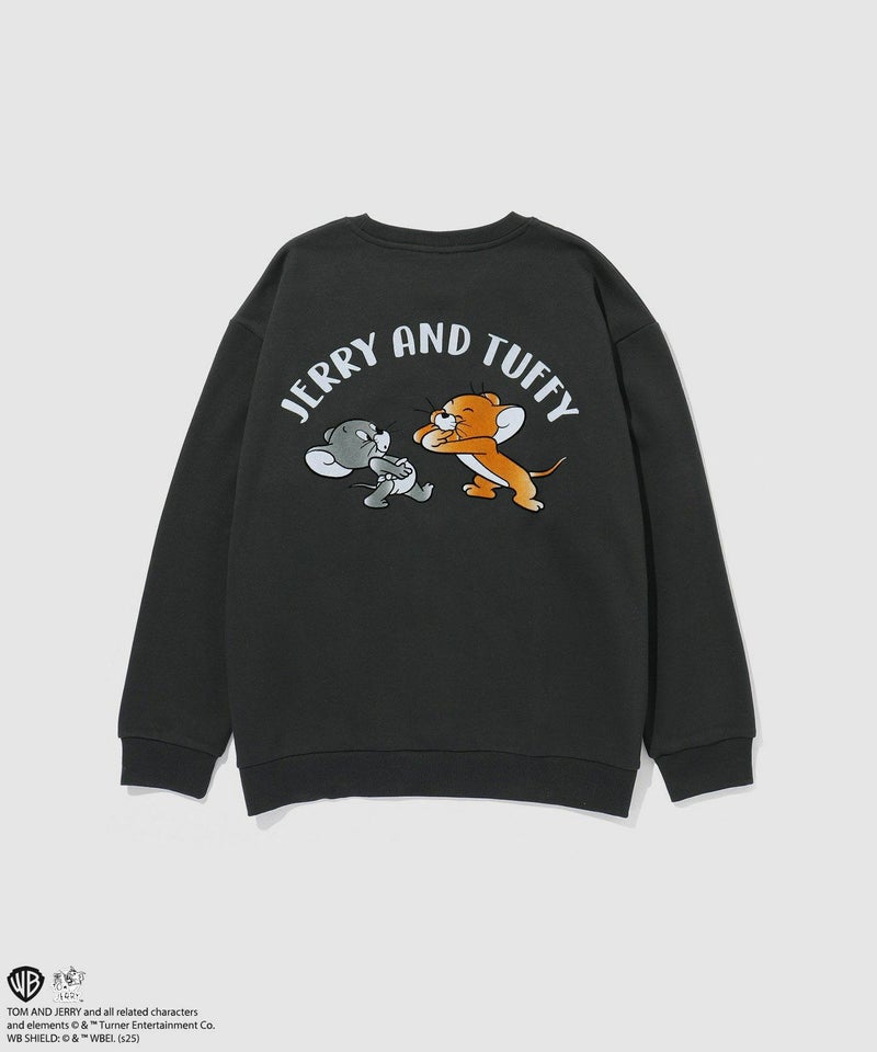 Tom and Jerry ジェリー タフィー フロッキートレーナー メンズ商品画像-10