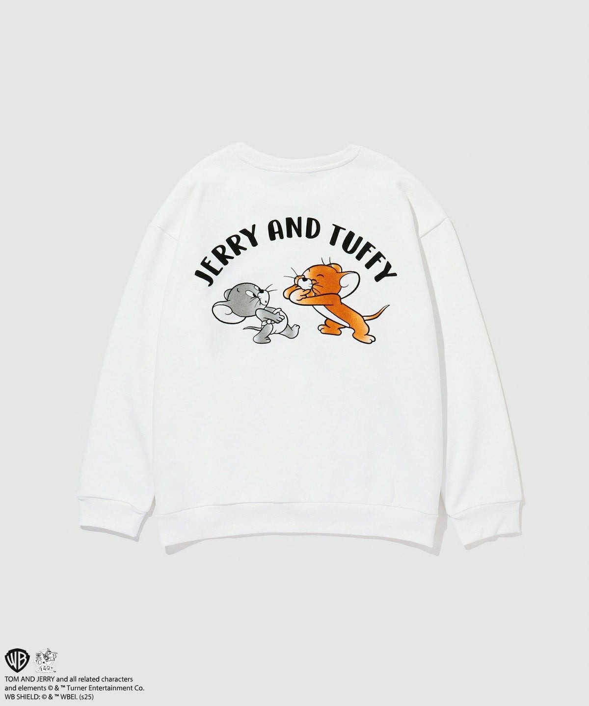 Tom and Jerry ジェリー タフィー フロッキートレーナー メンズ