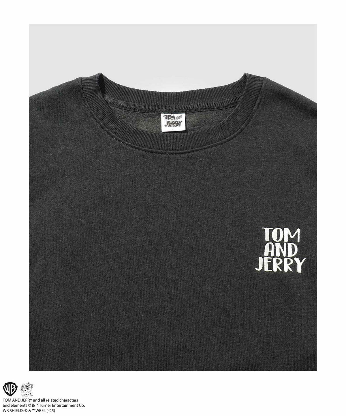 Tom and Jerry ジェリー タフィー フロッキートレーナー メンズ