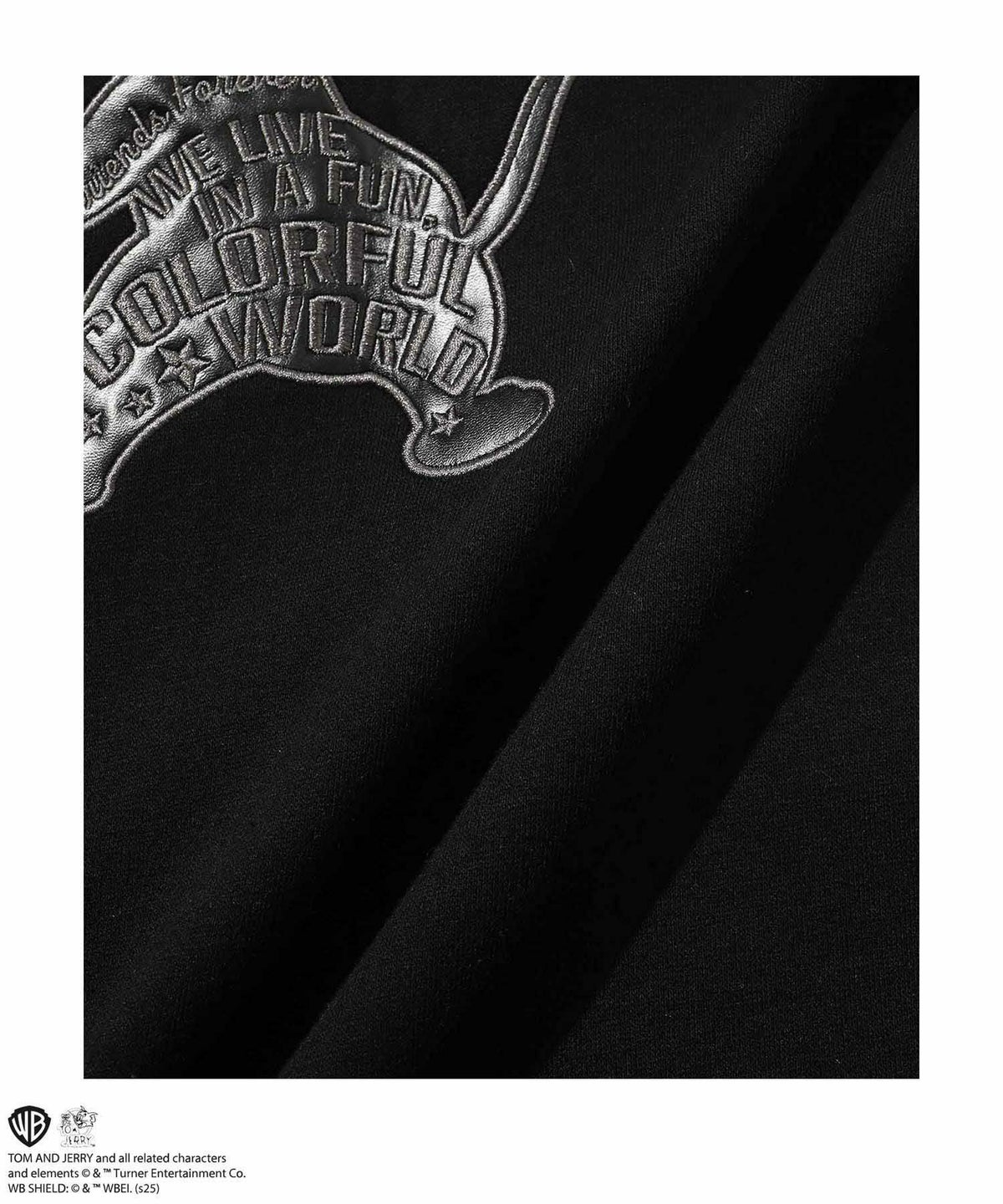 Tom and Jerry ジェリー タフィー 合皮トレーナー メンズ