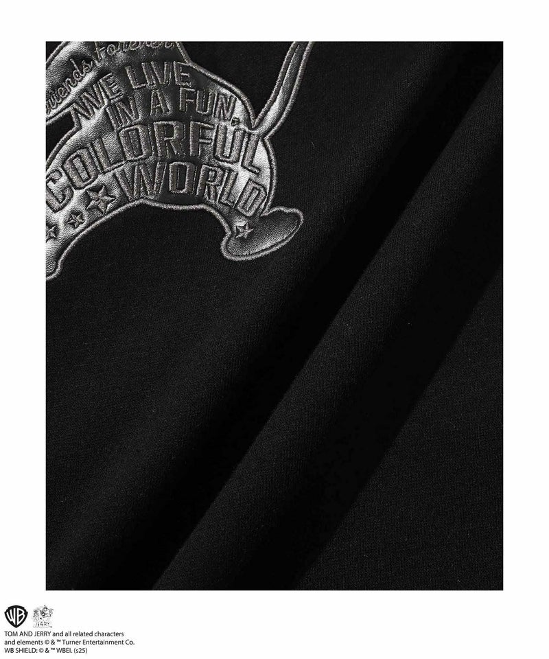 Tom and Jerry ジェリー タフィー 合皮トレーナー メンズ商品画像-20