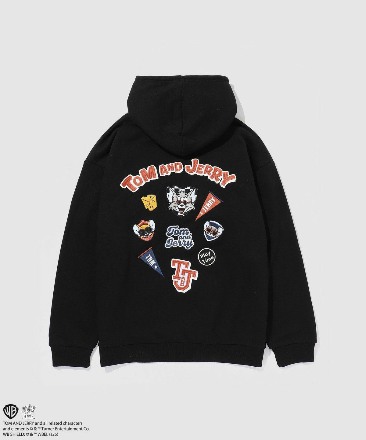 Tom and Jerry アイコン刺繍パーカー メンズ