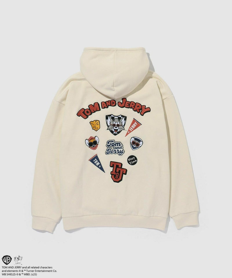Tom and Jerry アイコン刺繍パーカー メンズ商品画像-12