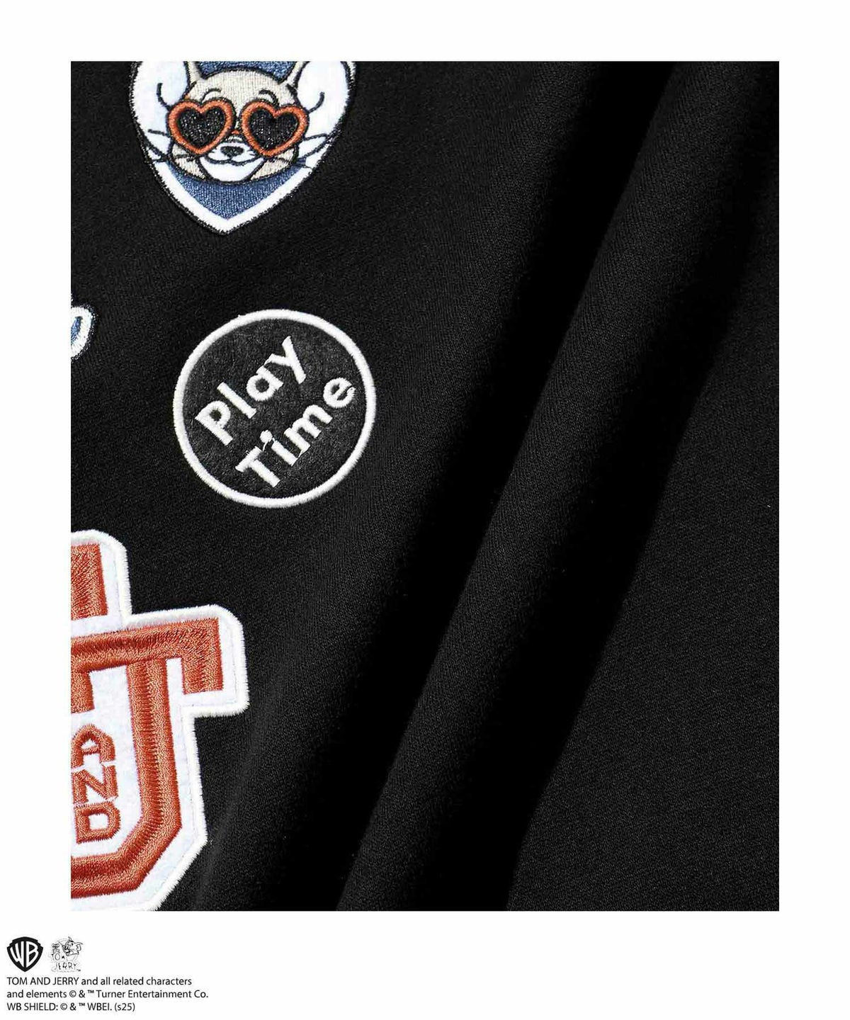 Tom and Jerry アイコン刺繍パーカー メンズ