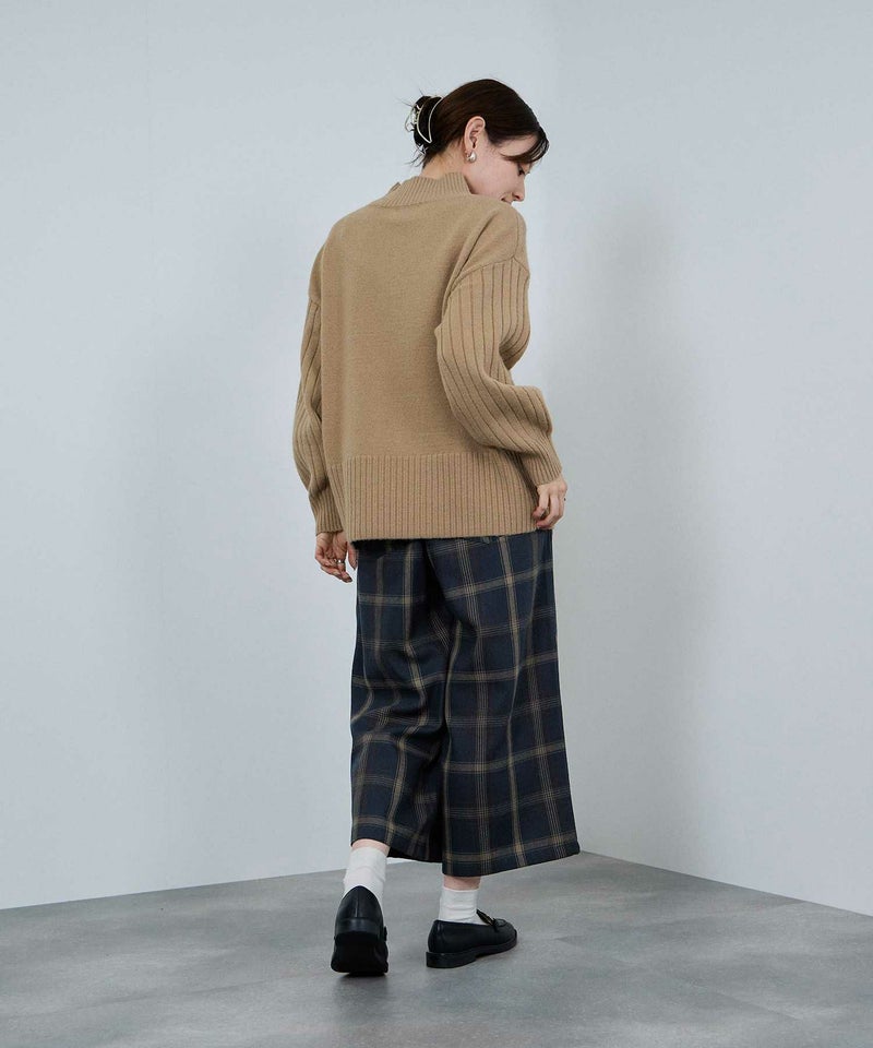 nAvy  ワイドクロップドパンツ レディース商品画像-7