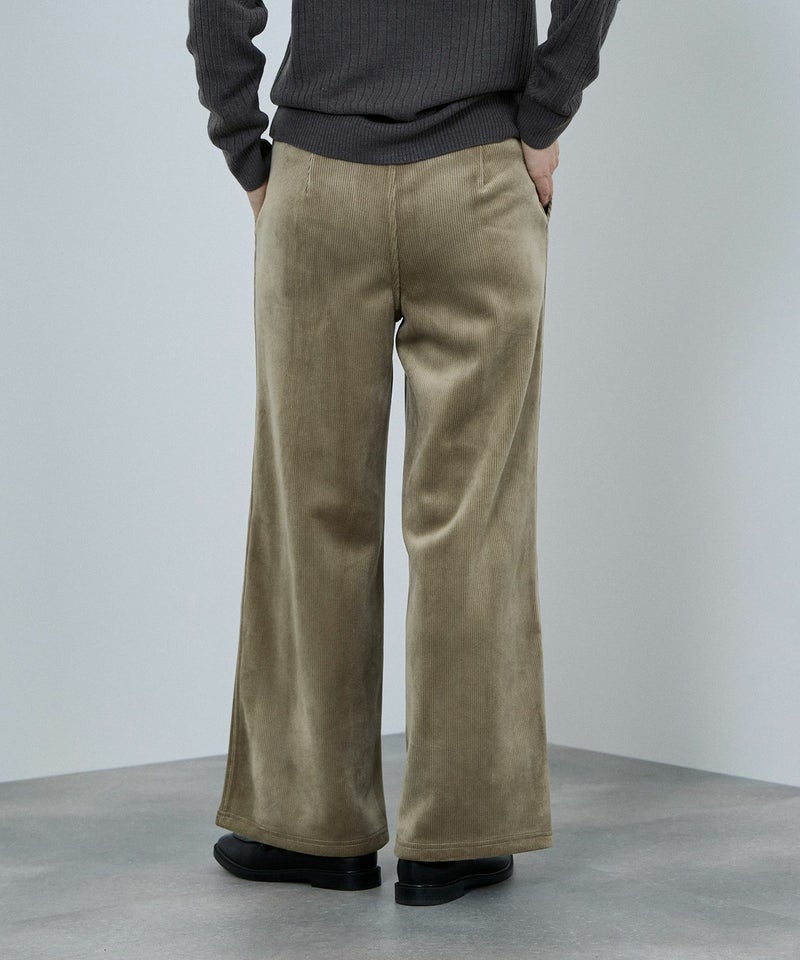 nAvy  MAC HEAT コーデュロイ裏ベロアワイドパンツ レディース商品画像-14