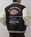 Dickies/ディッキーズ ロゴ刺繍 合成皮革切替 スタジアムジャンパー商品サムネイル-2