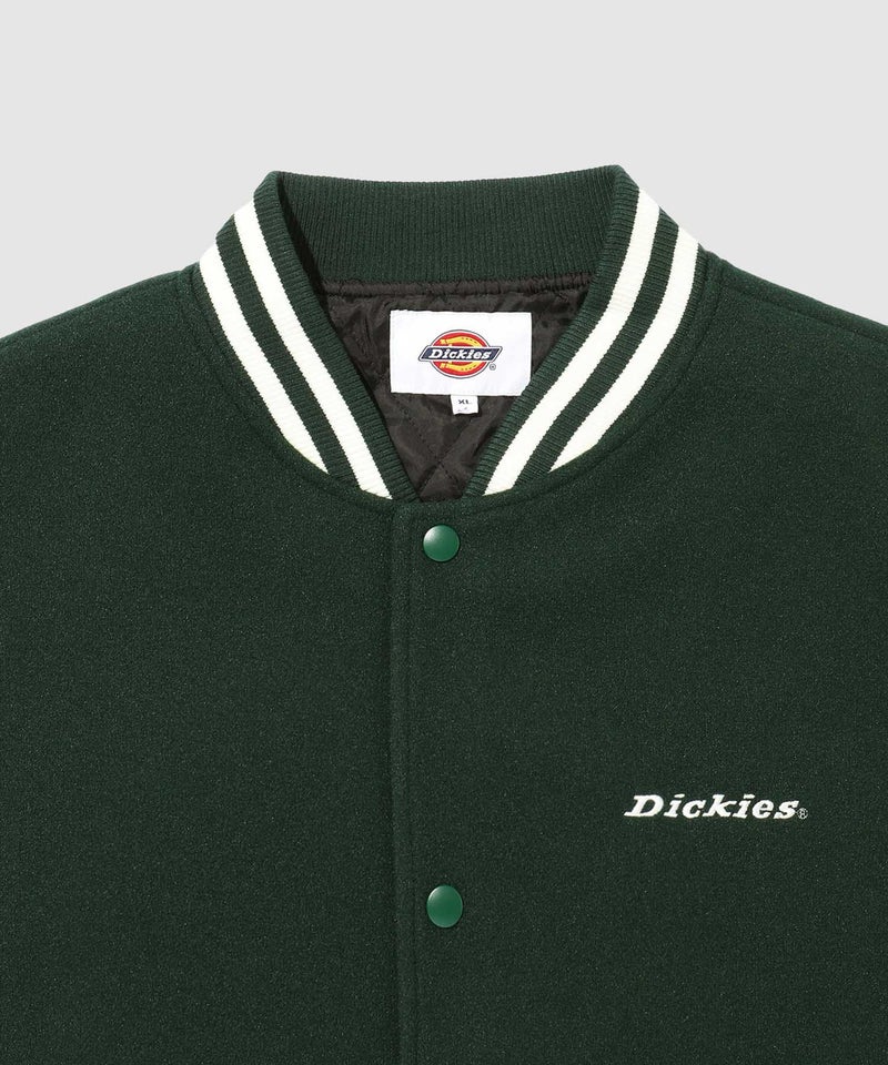 Dickies/ディッキーズ ロゴ刺繍 合成皮革切替 スタジアムジャンパー商品画像-26