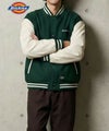 Dickies/ディッキーズ ロゴ刺繍 合成皮革切替 スタジアムジャンパー商品サムネイル-26
