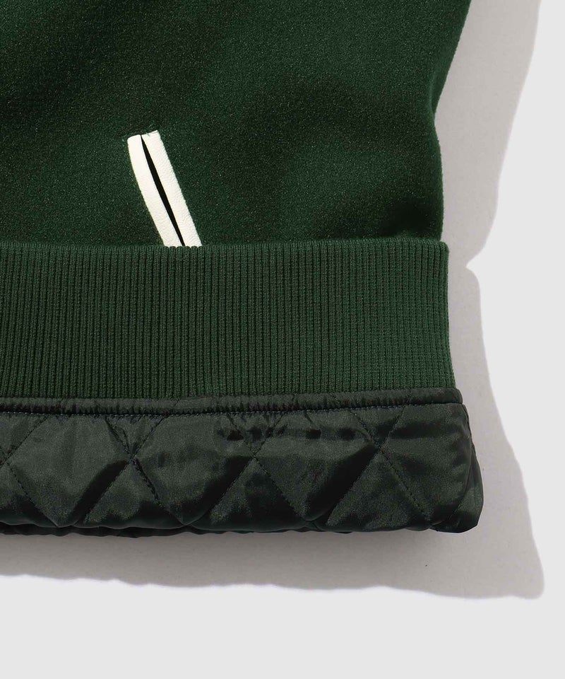 Dickies/ディッキーズ ロゴ刺繍 合成皮革切替 スタジアムジャンパー商品画像-29