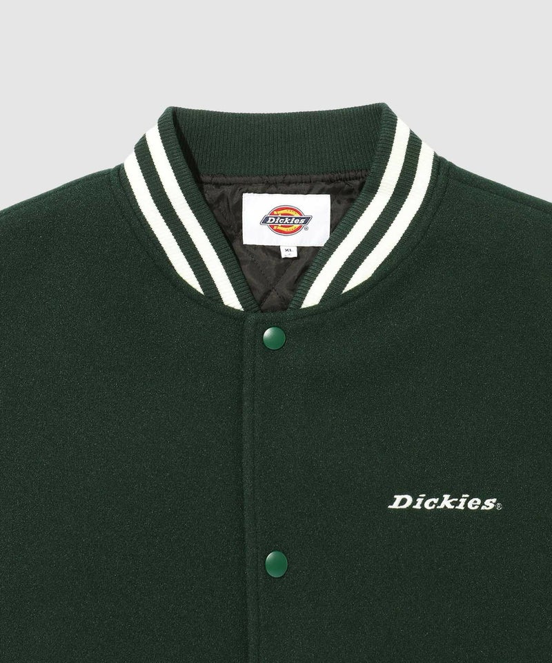 Dickies/ディッキーズ ロゴ刺繍 合成皮革切替 スタジアムジャンパー商品画像-31