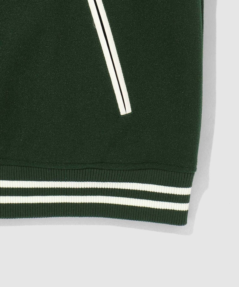 Dickies/ディッキーズ ロゴ刺繍 合成皮革切替 スタジアムジャンパー商品画像-33