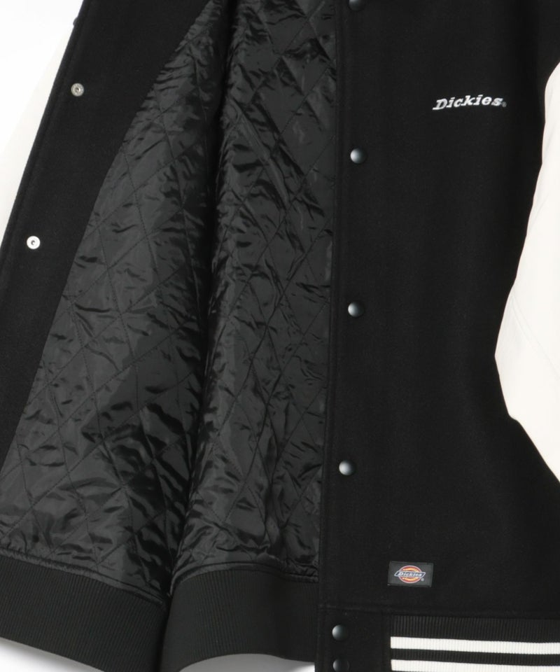Dickies/ディッキーズ ロゴ刺繍 合成皮革切替 スタジアムジャンパー商品画像-36
