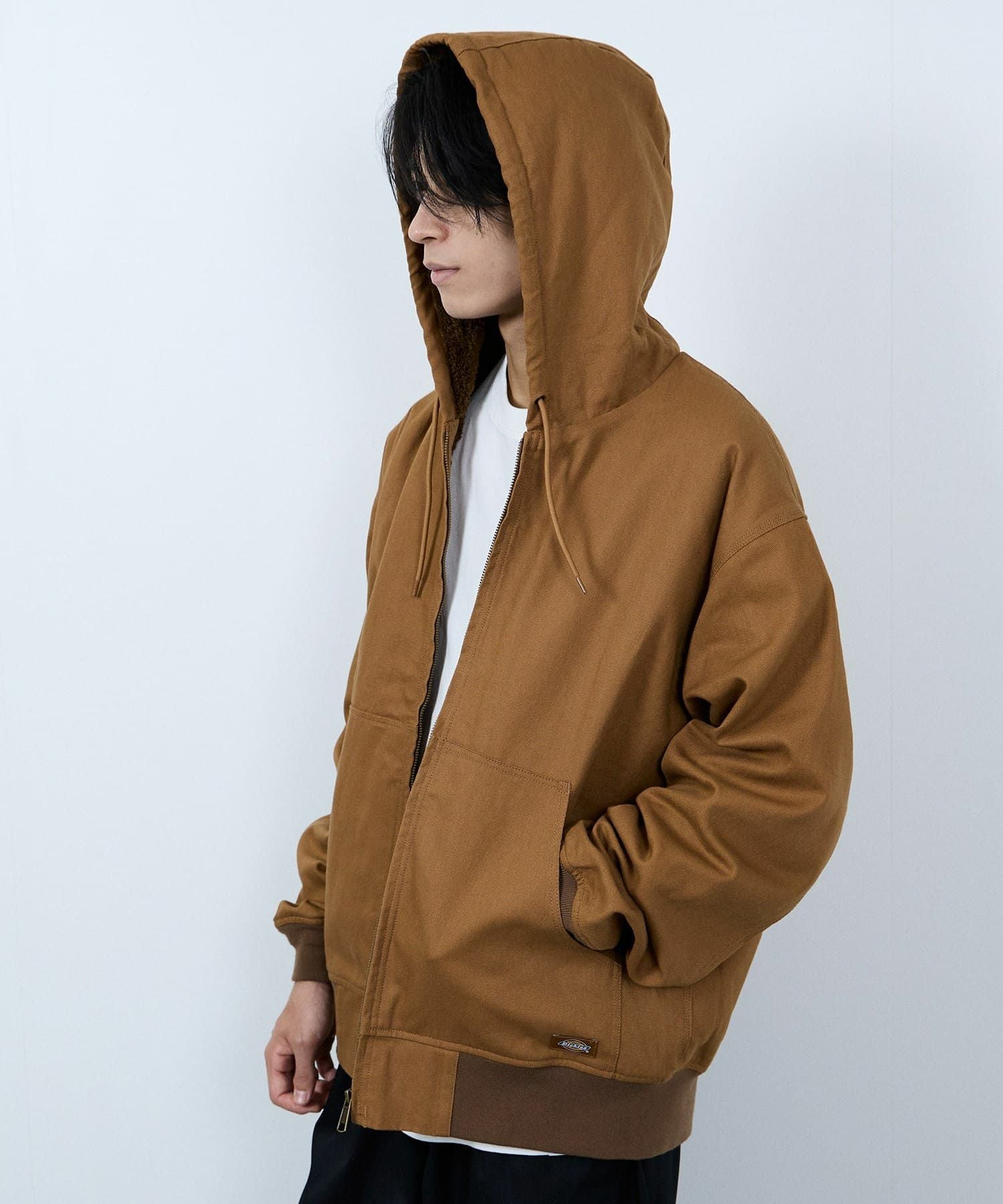 Dickies 裏ボアジップパーカージャケット メンズ