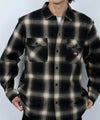 【別注】Dickies 100% Cotton Plaid Work Shirt Long Sleeve Unisex 綿100%チェック柄ワークシャツ ユニセックス メンズ商品サムネイル-5