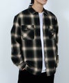 【別注】Dickies 100% Cotton Plaid Work Shirt Long Sleeve Unisex 綿100%チェック柄ワークシャツ ユニセックス メンズ商品サムネイル-6
