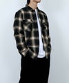 【別注】Dickies 100% Cotton Plaid Work Shirt Long Sleeve Unisex 綿100%チェック柄ワークシャツ ユニセックス メンズ商品サムネイル-8