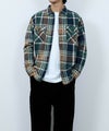 【別注】Dickies 100% Cotton Plaid Work Shirt Long Sleeve Unisex 綿100%チェック柄ワークシャツ ユニセックス メンズ商品サムネイル-14