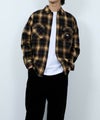 【別注】Dickies 100% Cotton Plaid Work Shirt Long Sleeve Unisex 綿100%チェック柄ワークシャツ ユニセックス メンズ商品サムネイル-18