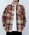 【別注】Dickies 100% Cotton Plaid Work Shirt Long Sleeve Unisex 綿100%チェック柄ワークシャツ ユニセックス メンズ商品サムネイル-22