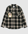 【別注】Dickies 100% Cotton Plaid Work Shirt Long Sleeve Unisex 綿100%チェック柄ワークシャツ ユニセックス メンズ商品サムネイル-26