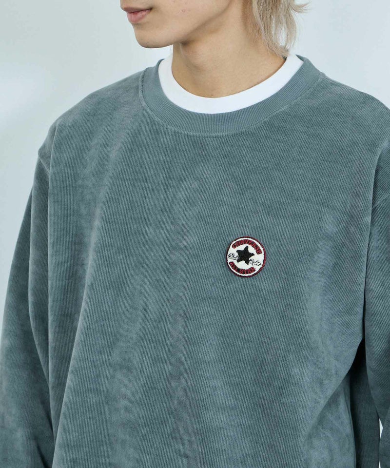 CONVERSE リブ裏ボアトレーナー メンズ商品画像-5