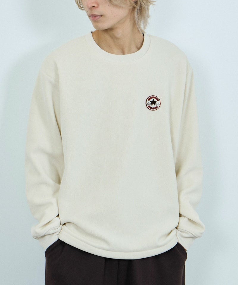 CONVERSE リブ裏ボアトレーナー メンズ商品画像-8