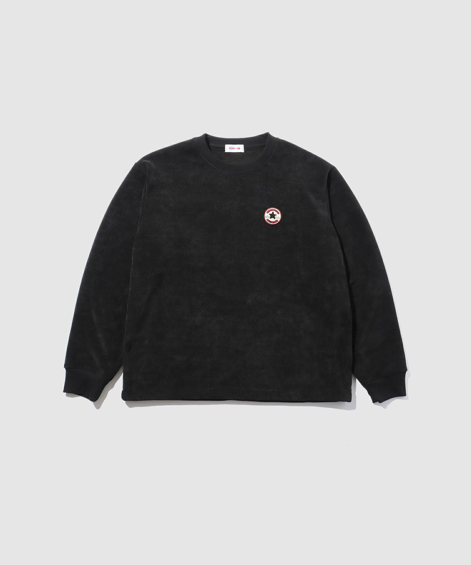 CONVERSE リブ裏ボアトレーナー メンズ