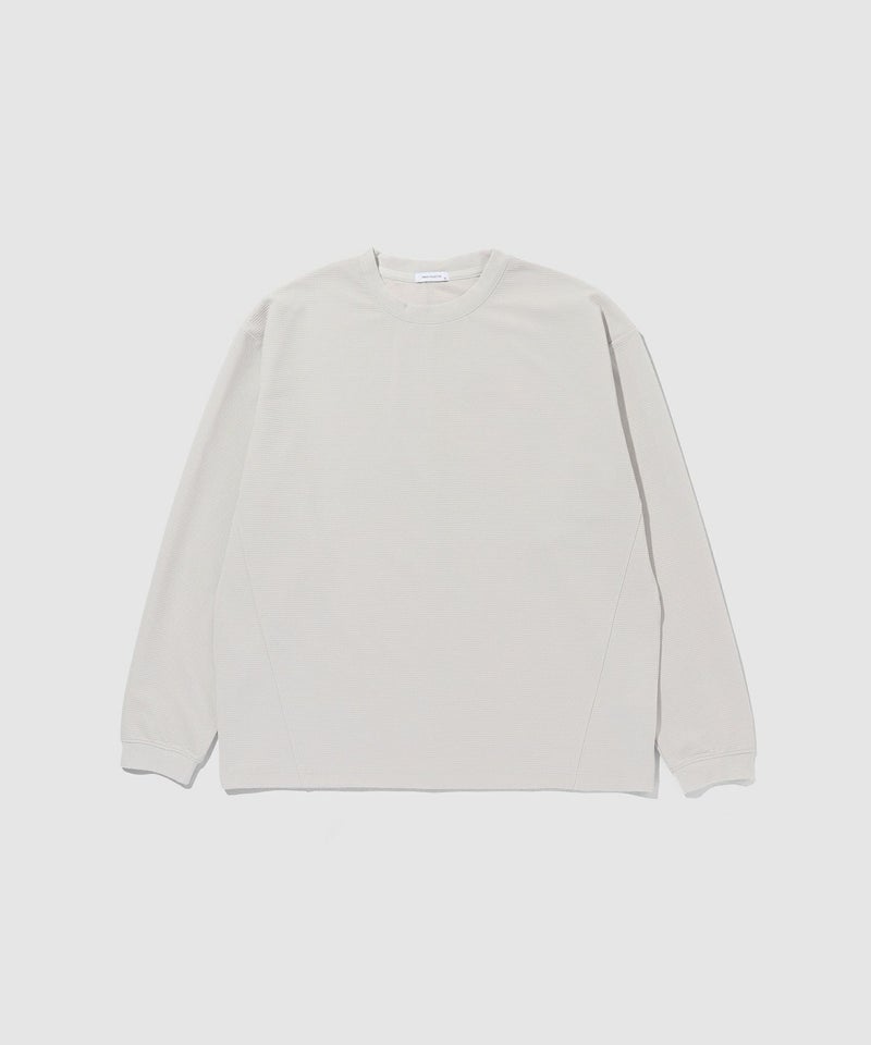 URBAN COLLECTION ドライリップル パネル切替長袖Tシャツ メンズ商品画像-3