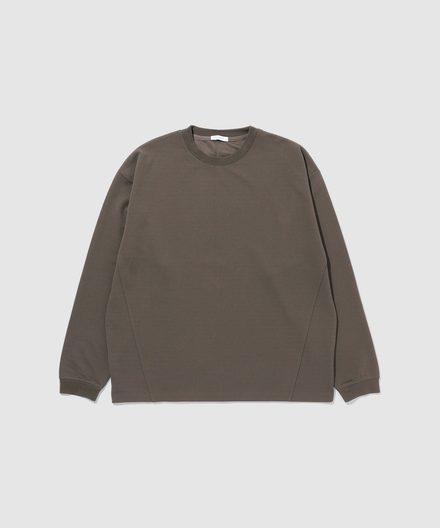 URBAN COLLECTION ドライリップル パネル切替長袖Tシャツ メンズ