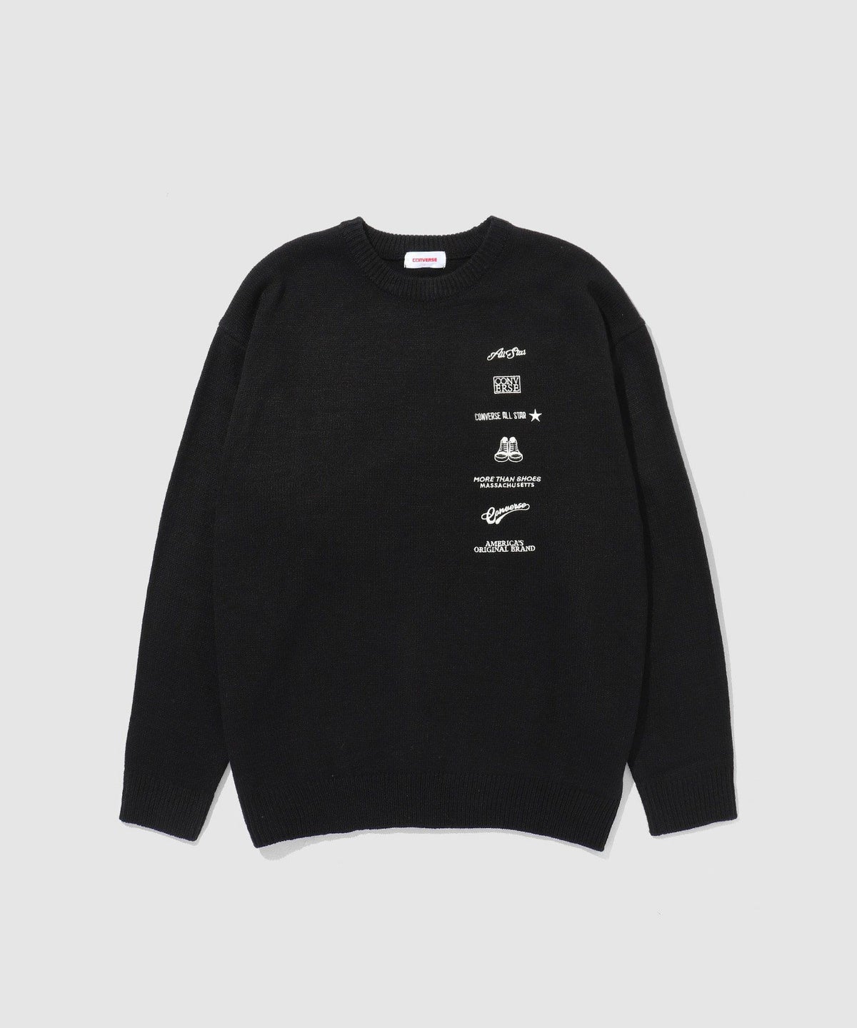 CONVERSE 刺繍デザインニット メンズ
