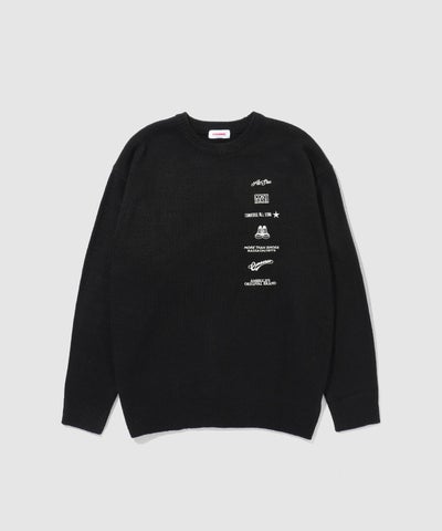 CONVERSE 刺繍デザインニット メンズ