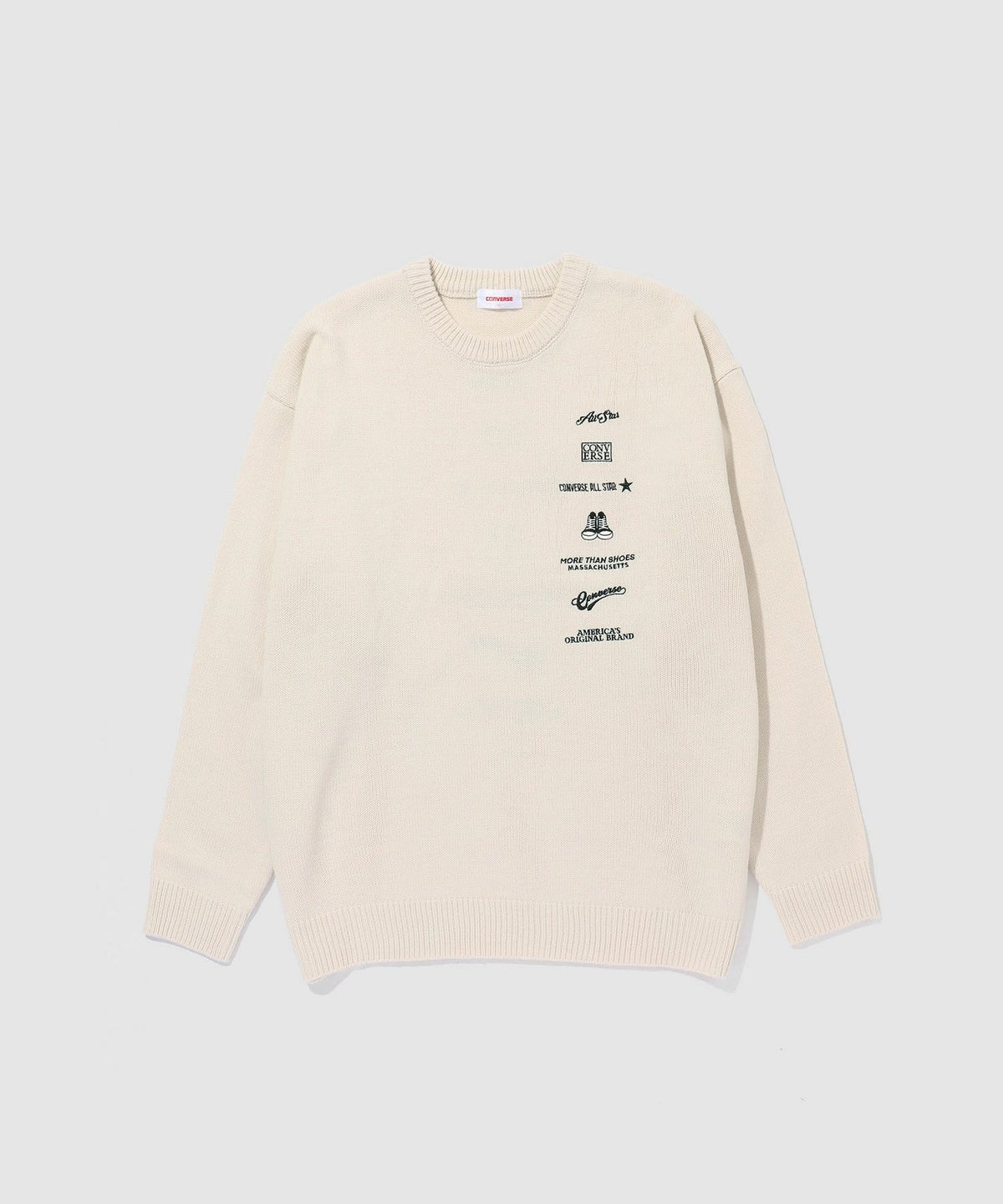 CONVERSE 刺繍デザインニット メンズ