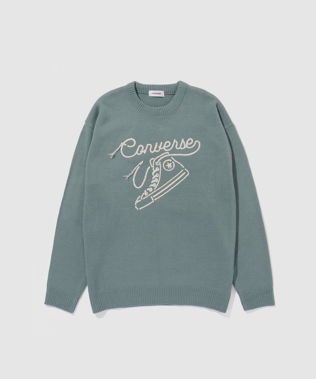 CONVERSE 刺繍デザインニット メンズ