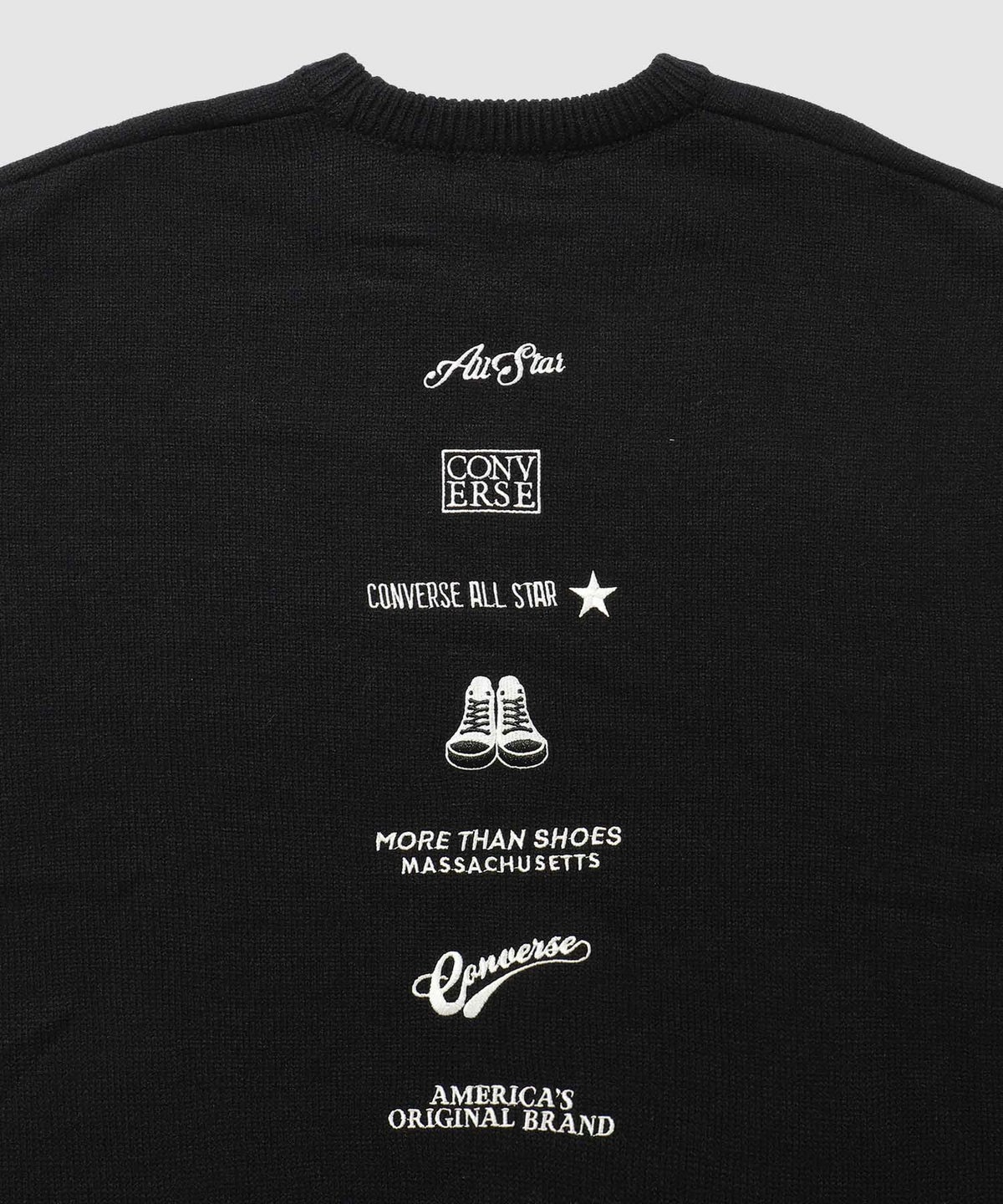 CONVERSE 刺繍デザインニット メンズ