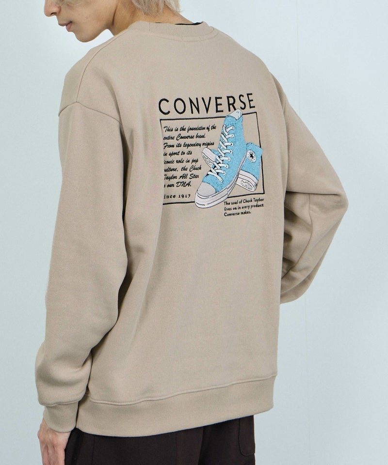CONVERSE  バックサガラ刺繍スウェット メンズ商品画像-1