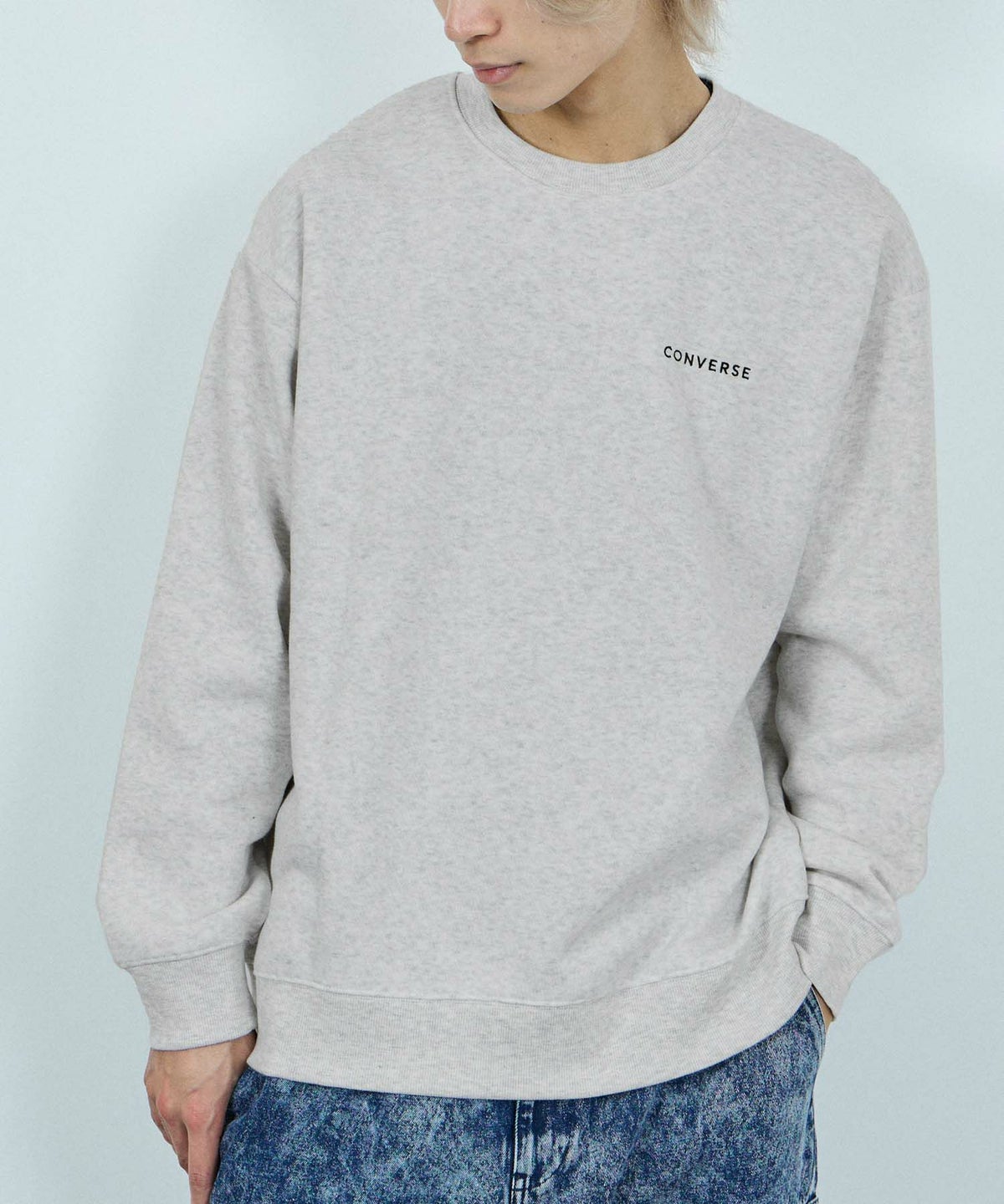 CONVERSE バックサガラ刺繍スウェット メンズ