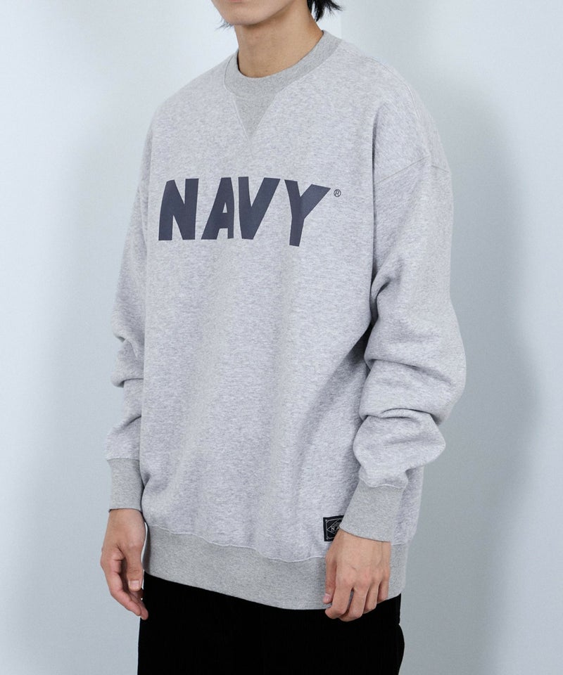 NAVY  ウォッシュバルーントレーナー メンズ商品画像-10