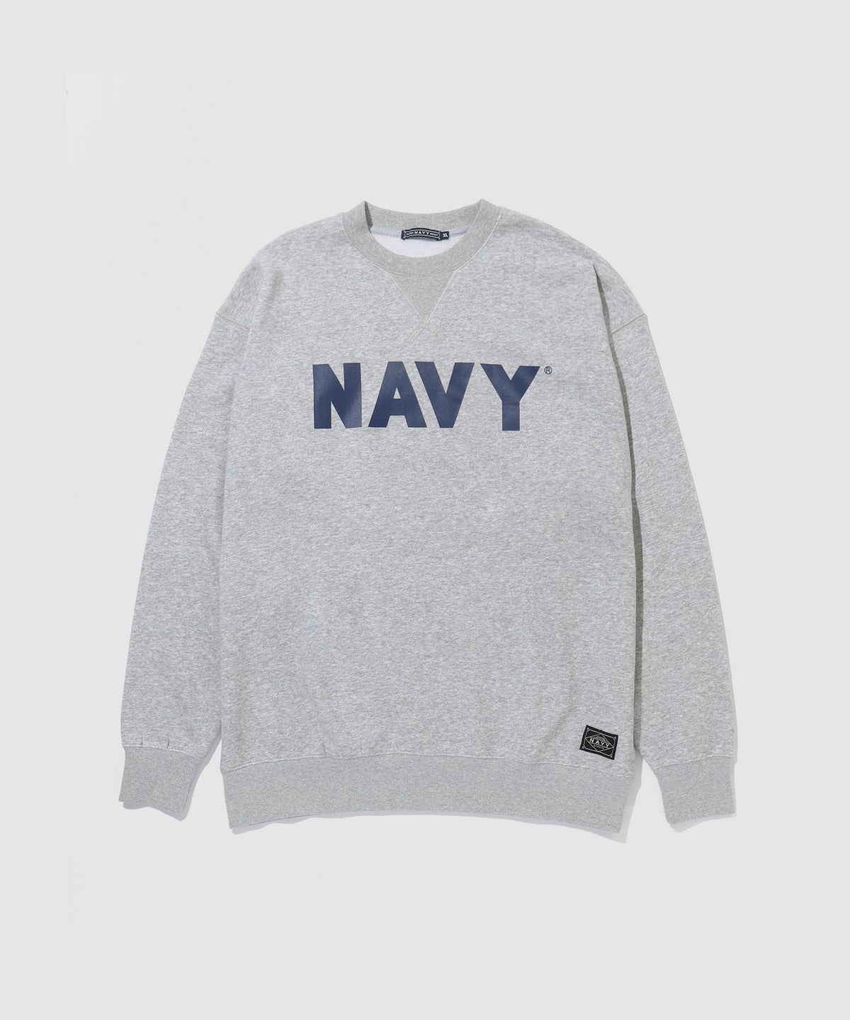 NAVY ウォッシュバルーントレーナー メンズ