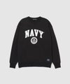 NAVY ウォッシュバルーントレーナー メンズ