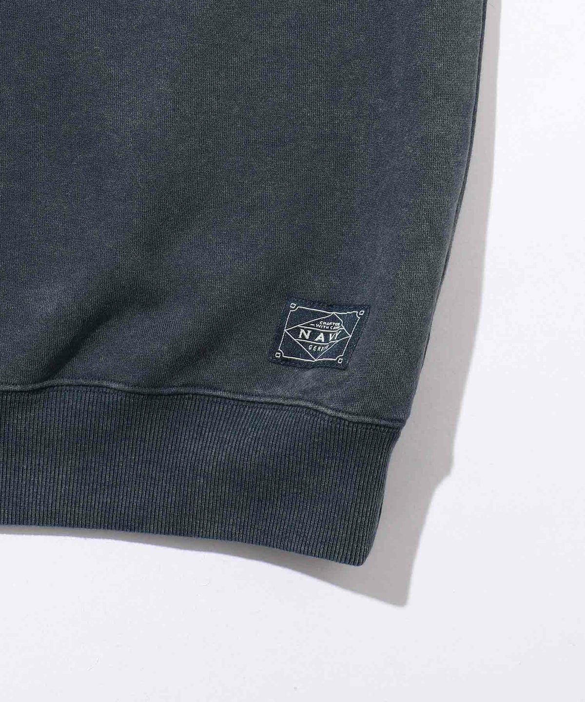 NAVY ウォッシュバルーントレーナー メンズ